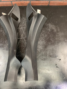 2015-2023 DODGE CHARGER REAR SET OF LH AND RH SIDE DOOR SILL SCUFF PLATE PANELS.