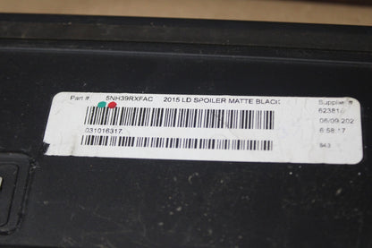 DODGE CHARGER 15-23 OEM TRUNK DECK LID MOUNTED REAR WING SPOILER TRIM 5NH39RXFAC
