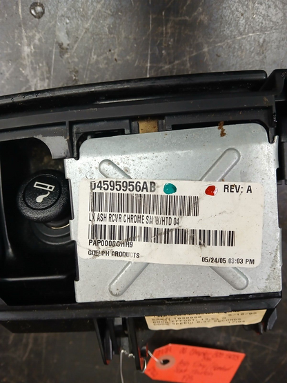 2006-08 Charger Magnum 300 Center Console Ash Tray Heated Seat Switch 04595956ab