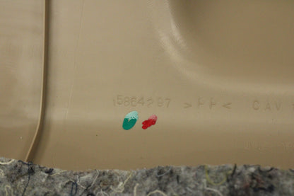 2007-2014 Cadillac Escalade Rear Lift Tail Gate Lower Hatch Trim Panel Beige