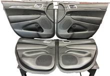 2011-2013 Jeep Grand Cherokee SRT8 Carbon Fiber Trim Black Door Panels Card Set