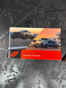 2020 Dodge Challenger Quick Reference Guide/Drive Mode Supplement Set OEM