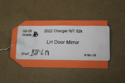 2020 - 2023 DODGE CHARGER FRONT LEFT DRIVER DOOR REAR VIEW MIRROR OEM 6WA41DX8AA