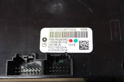 2011-2014 Dodge Challenger SRT8 Passive Entry Receiver Control Module 68065943AD