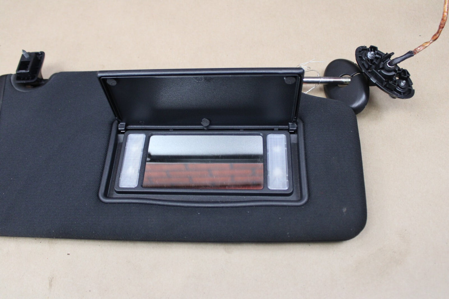 2015-2023 DODGE CHARGER R/T LEFT RIGHT BLACK SUN VISOR SET OF 2 OEM