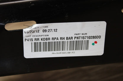 OEM 09-14 Ford F150 Rear Passenger RH Side Bumper Corner End Cap w/ Sensor Hole