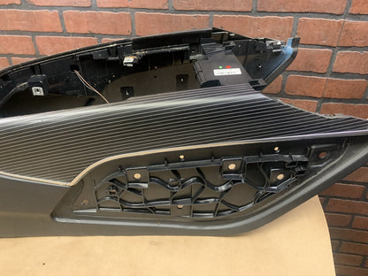 2012-2018 AUDI A6/S6/A7/S7/RS7 Center Console Panel OEM-Black Fretted Ebony Trim