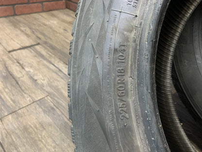 Obersrve G3-ICE 225/60r18 Winter Non-studded Studable Tires 7/32 Good Tread