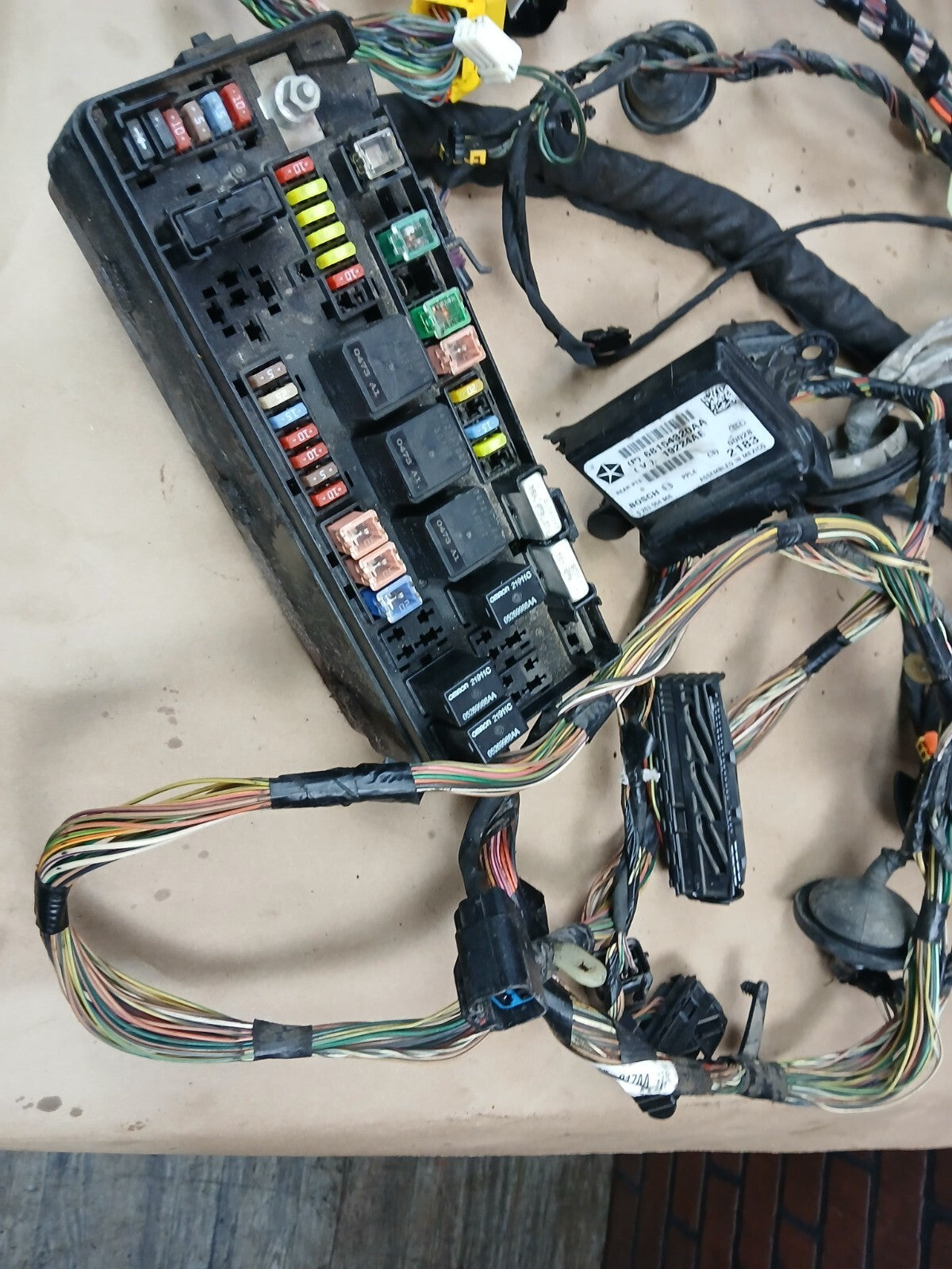 2014 Dodge Challenger SRT8 Unified Body Wiring Wire Harness 68214917aa