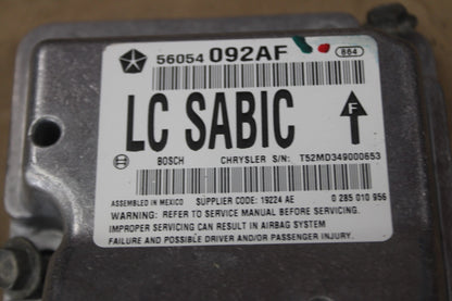 2011-2014 Dodge Challenger SRT8 Occupant Restraint Control Module SRS 56054092AF