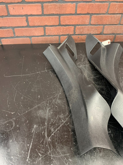 2015-2023 DODGE CHARGER REAR SET OF LH AND RH SIDE DOOR SILL SCUFF PLATE PANELS.