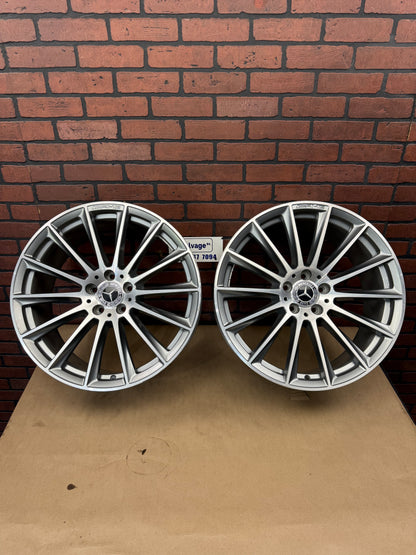 OEM AMG Mercedes Benz S Class S580 Wheel Rim Set 20" Staggered 20x9 20x10