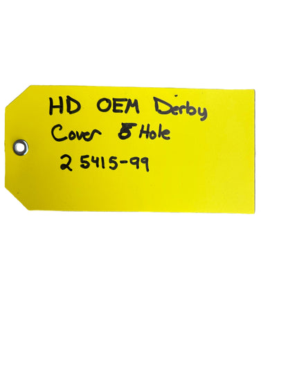 Harley Davidson OEM 5 Hole Black Derby Cover 25415-99