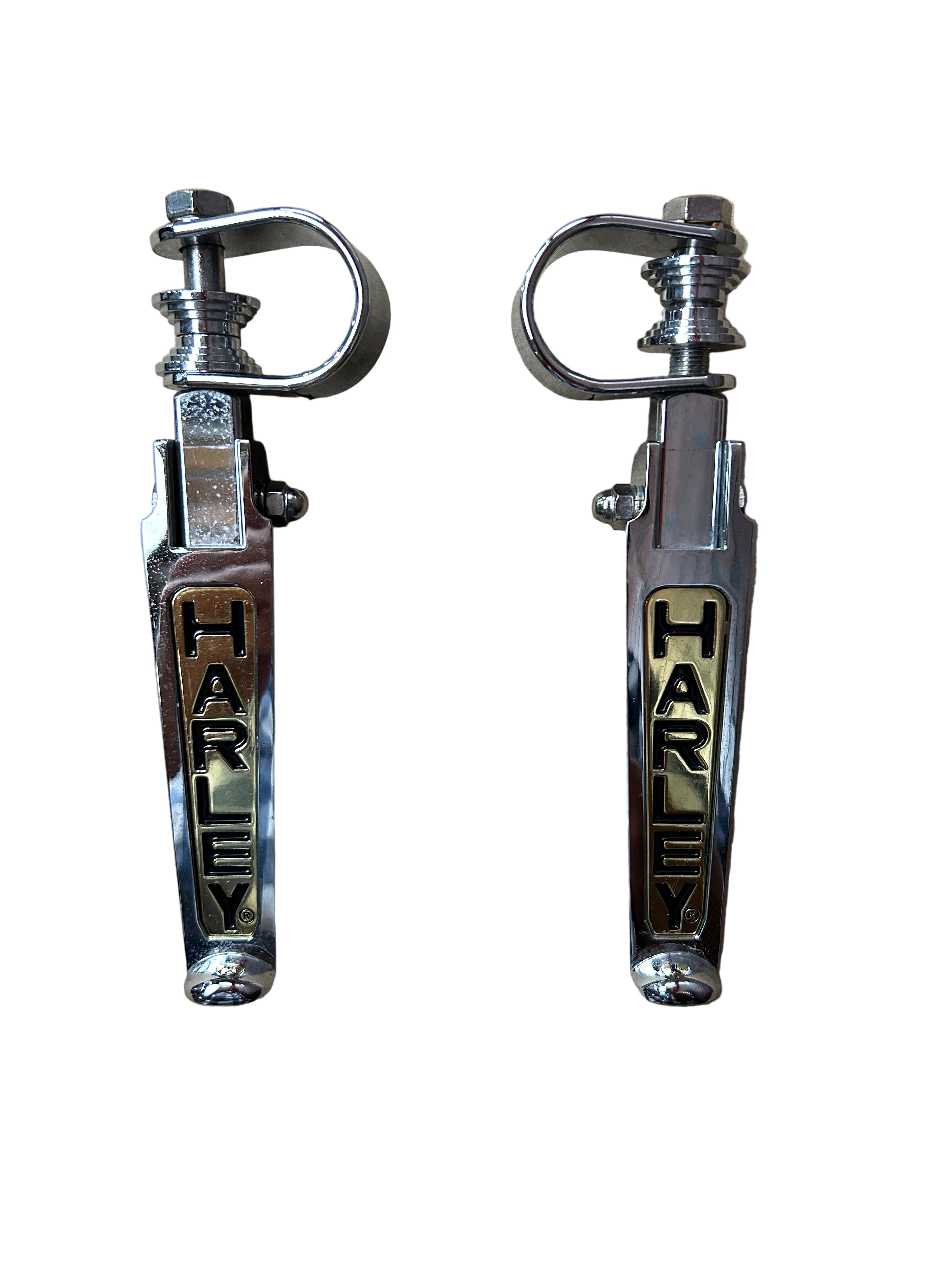 Harley Davidson OEM Custom Harley Scripted Foot Pegs 49102-86T