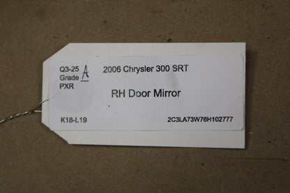 05-10 CHRYSLER 300C SRT8 OEM PASSENGER RH SIDE DOOR MIRROR 1AQ521XRAB