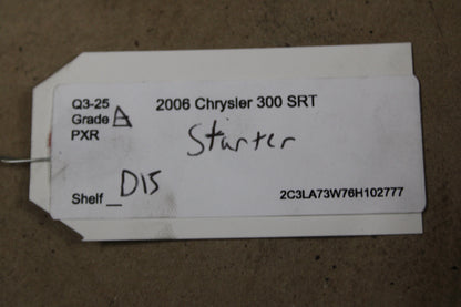 2006 Chrysler 300 Dodge Magnum Engine Starter Motor Assembly