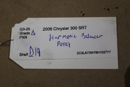 05-10 Mopar Dodge Chrysler Jeep SRT8 6.1L Hemi Crank Harmonic Balancer Pulley