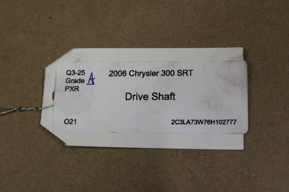 05-08 CHRYSLER 300C SRT8 6.1L OEM REAR AXLE WHEEL DRIVE SHAFT 5037640AB