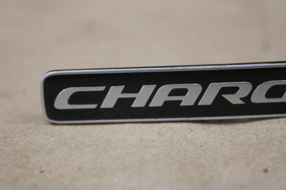 2015-2021 Charger SRT Dash Emblem Insert Nameplate Badge Chrome Black