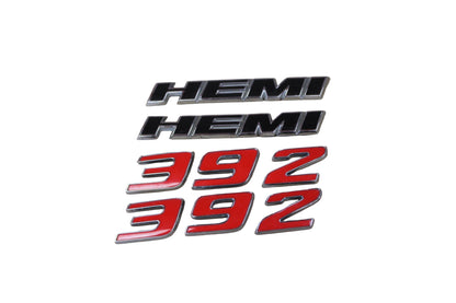 Dodge Charger R/T Scat Pack HEMI 392 Emblem Badge Set Pair OEM