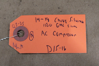 2014-2019 GMC SIERRA 1500 5.3L AC AIR CONDITIONING COMPRESSOR & CLUTCH OEM