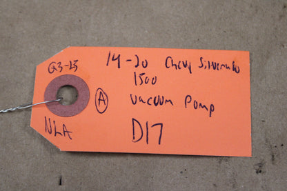 2014-2020 SILVERADO 1500 5.3L Mechanical Engine Vacuum Pump Pulley Assembly OEM