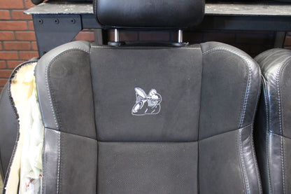 20-23 Dodge Charger Scat Pack 6.4L Black Leather Front Rear Seats Set