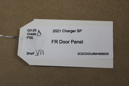 19-23 DODGE CHARGER FRONT RIGHT SIDE DOOR TRIM PANEL 6RA001X9AE OEM