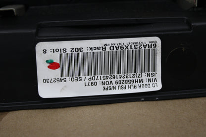 19-23 CHARGER REAR DRIVER LH SIDE DOOR TRIM PANEL BLACK OEM 6RA231X9AD