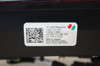 15-23 DODGE CHARGER REAR CENTER TAIL LIGHT ASSEMBLY OEM 68398666AC