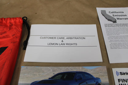 2021 Dodge Charger Scat Pack Owner's Operator's Manual Guide w/ Cover Bag