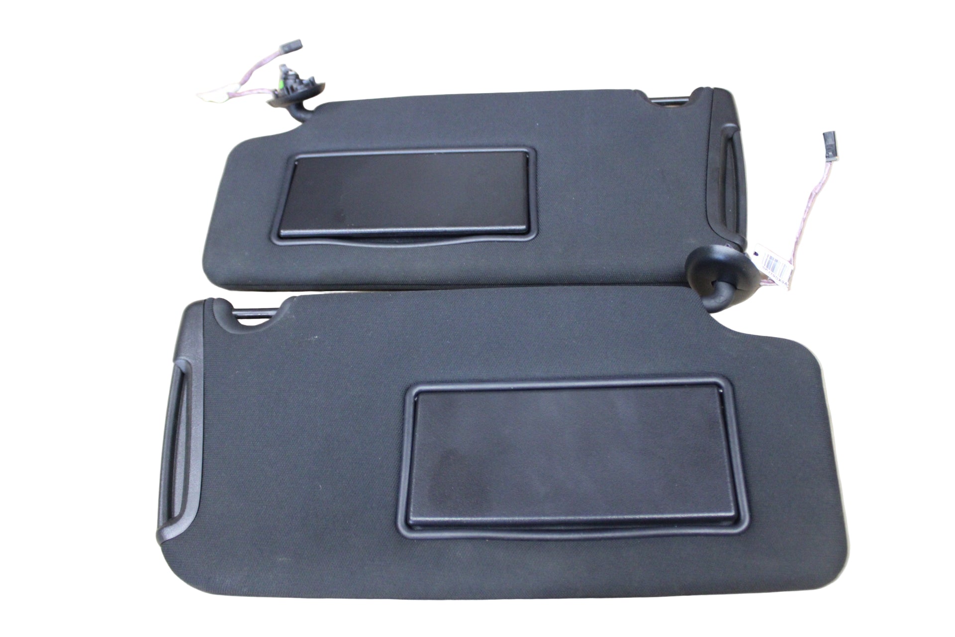 2020-2023 Dodge Charger Left & Right Illuminated Black Sun Visor Set Pair OEM