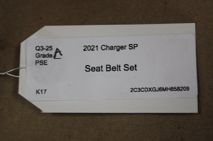 2011 - 2023 Dodge Charger Chrysler 300 Seat Belt Set OEM 1HZ06DX9AI