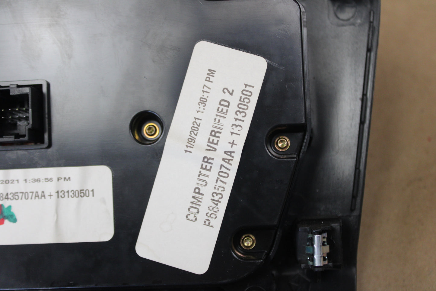 20-23 DODGE CHARGER HVAC A/C HEATER CLIMATE CONTROL STACK 68435707AA