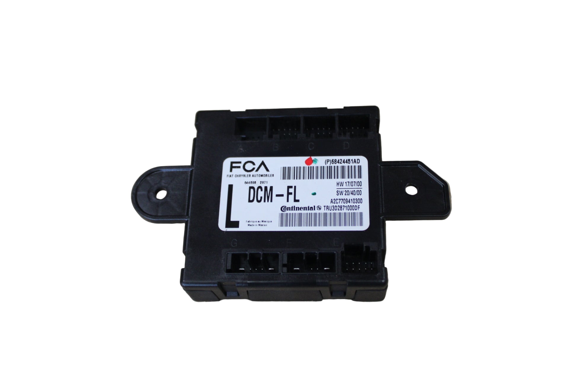20-21 DODGE CHARGER FRONT LEFT SIDE DOOR CONTROL MODULE 68424451AD