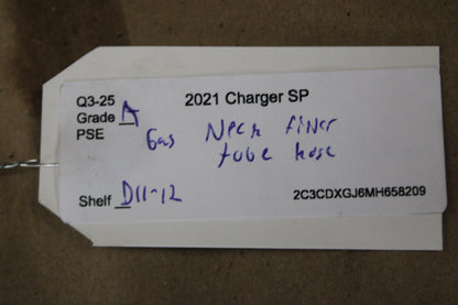 20-23 DODGE CHARGER FUEL GAS TANK FILLER NECK HOSE TUBE OEM 68402927AD