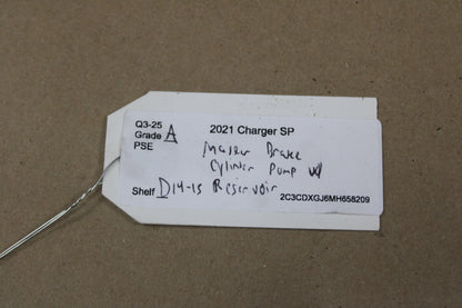 DODGE CHARGER 2009-2023 BRAKE MASTER CYLINDER W/ RESERVOIR BOTTLE OEM